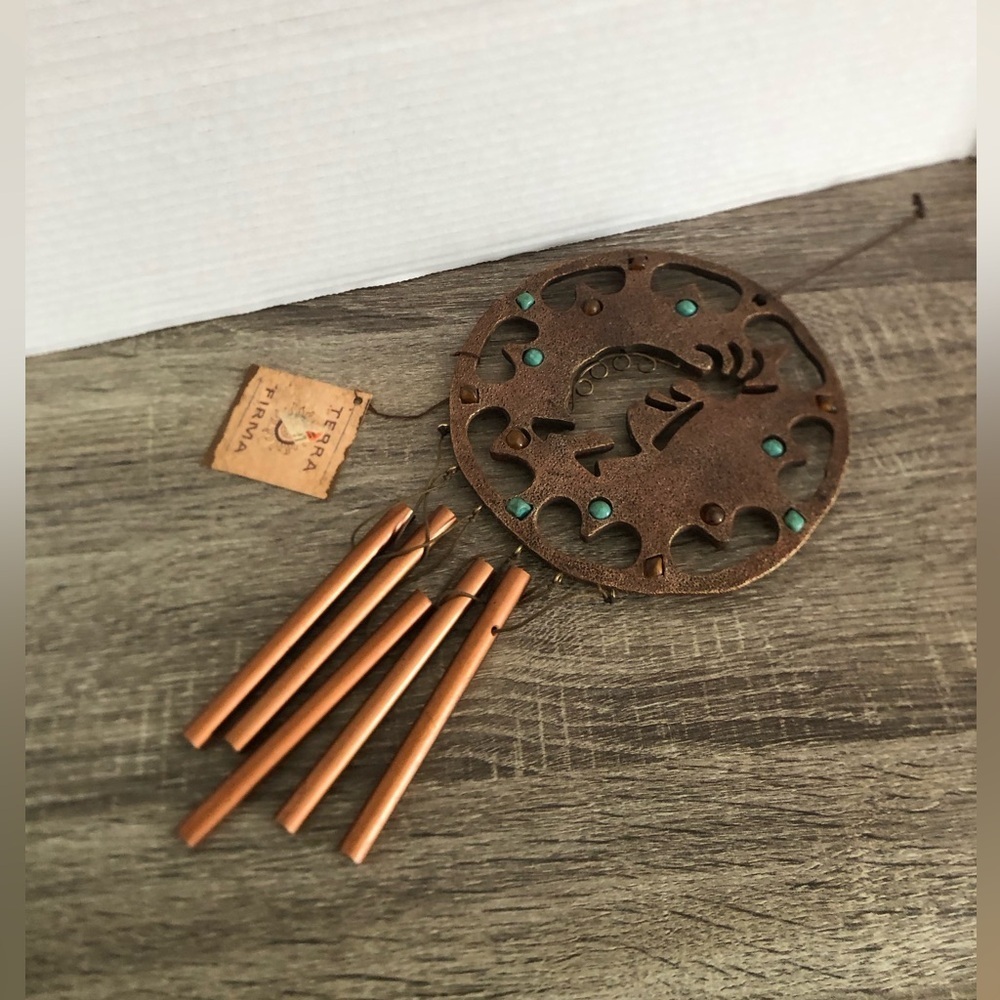 Metal Kokopelli Musical Piper Wind Chime